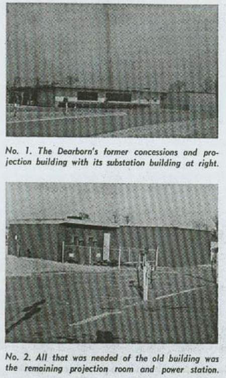 Dearborn Drive-In Theatre - Original Snackbar 1964 (newer photo)